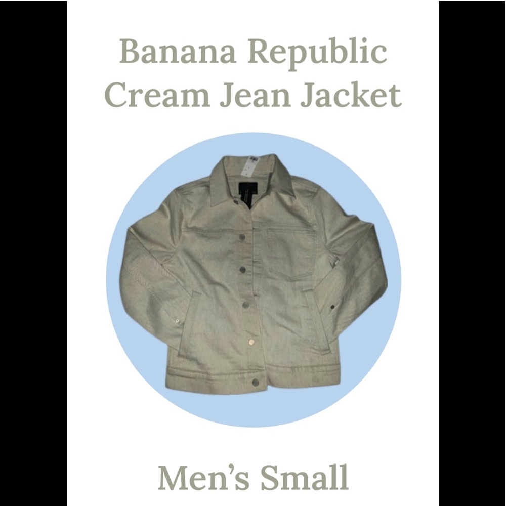 Men’s Cream Jean Jacket